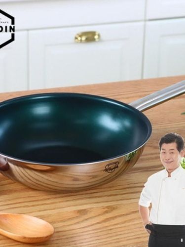 [클래딘] 이연복셰프 웨이블 스테인레스 궁중팬 28cm