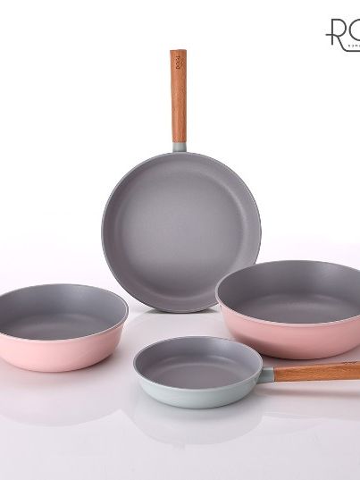 [로기] colo IH프라이팬 4종 세트 (20/28cm 프라이팬+24/28cm 궁중팬)