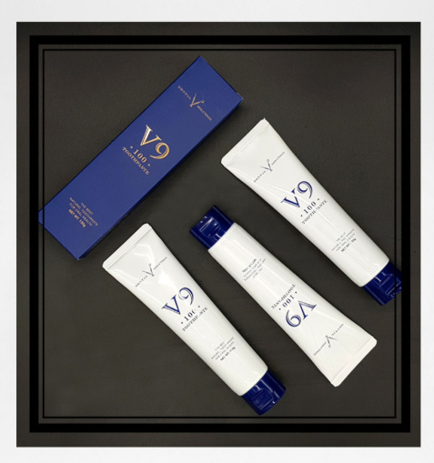 브이나인 V9 잇몸 구취 미백 덴탈클리닉 치약 150g