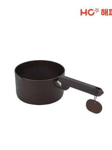 [해피콜] 아티젠 IH 밀크팟 16cm 다크브라운 (4003-1163-36)