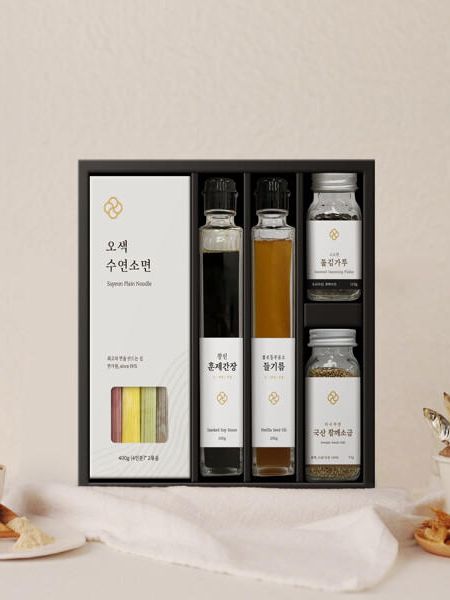 [다시자연] 장인의 비법 수연면 조미료 종합세트 15호 + 쇼핑백 (신세계백화점 판매 상품)