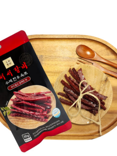 서서갈비 국내산 수제 한우 육포 30g - 카톤발주용