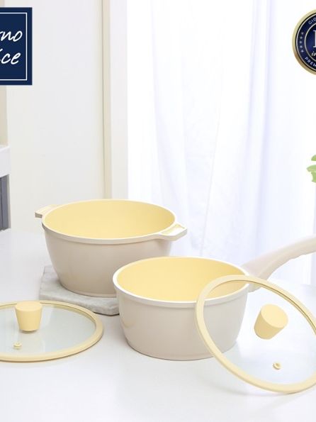 [죠르노펠리체] IH 하모니 멀티 냄비 2종 세트(편수 18cm+양수 20cm)
