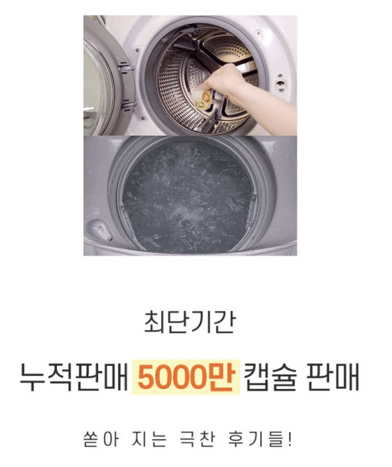 엣지라인 캡슐 세탁조 클리너