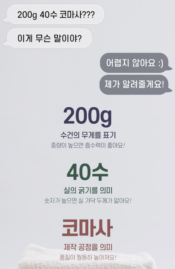 코튼하모니 200g 40수 프리미엄 패턴 호텔수건 5매세트