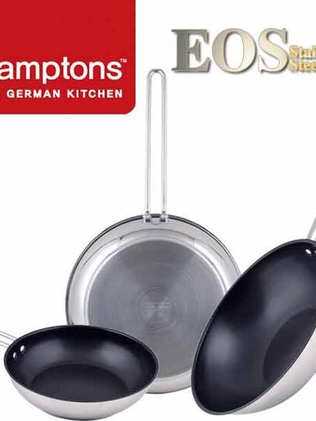 [햄튼] EOS스텐 인덕션 코팅 후라이팬3종세트C (HTEF-22F28F28W)