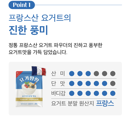 홈카페 스무디 요거트 파우더 요거팡팡 900g