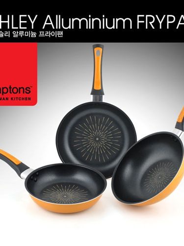 [햄튼] 애슐리 다이아몬드 후라이팬세트3P (HTAF-20F26F26W)