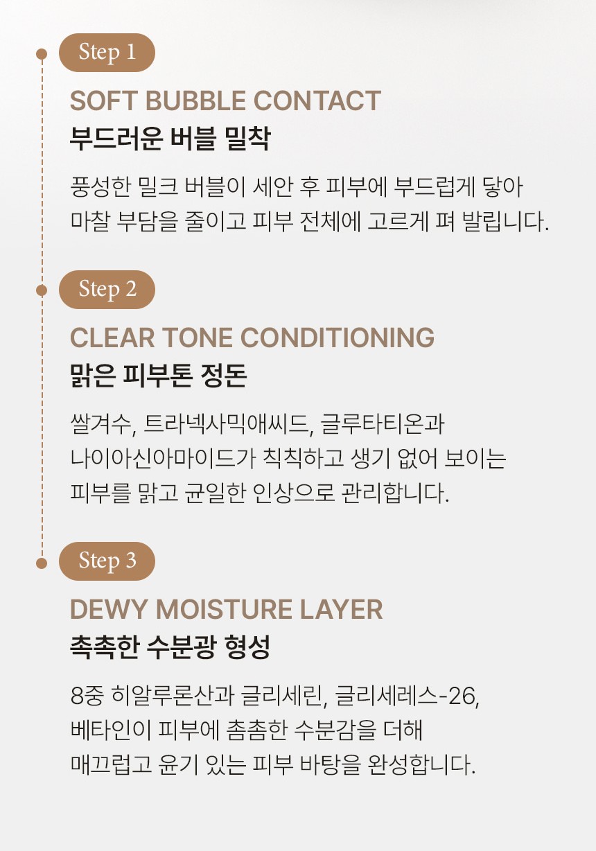 상품코드 : BNF003 더마엘 밀크 버블 토너 150ml