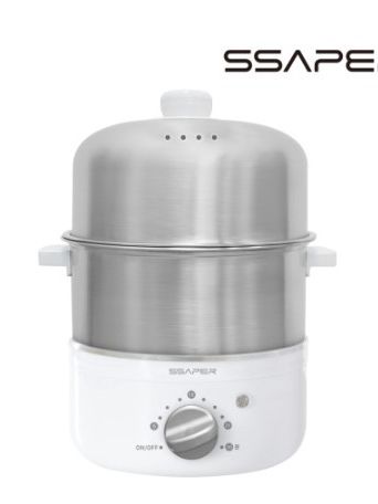 [셰퍼] 메탈실버 2단 스팀쿠커 (JSK-51057)