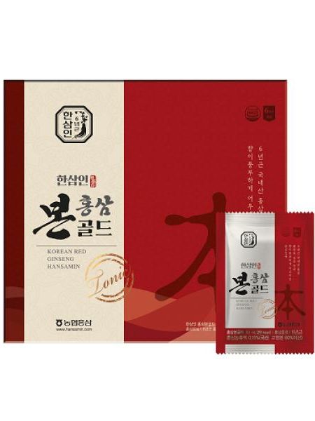 [농협홍삼 한삼인] 홍삼본골드 50ml × 30포 +쇼핑백