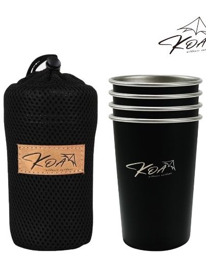 [코아] 브릭 캠핑컵 350ml (4P) (KOA-BE4P)