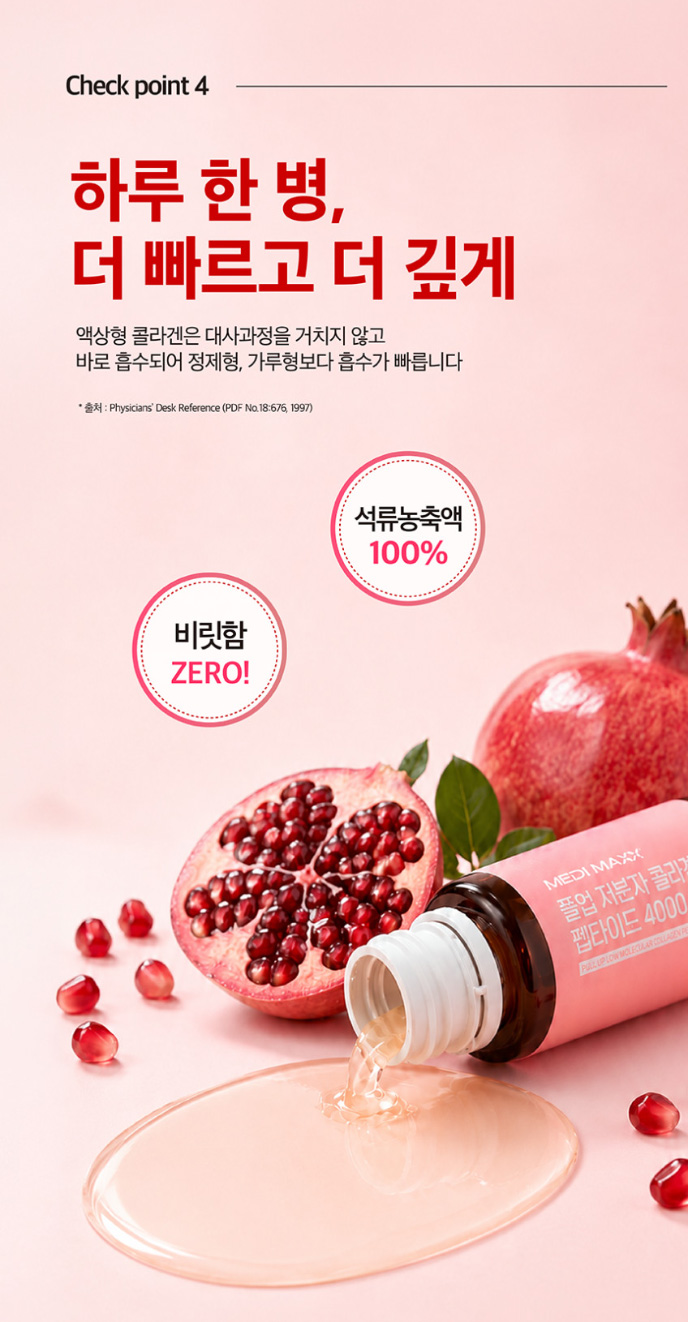 상품코드 : MM006 [메디맥스] 마시는 풀업 저분자 콜라겐 펩타이드 20mlx14개입