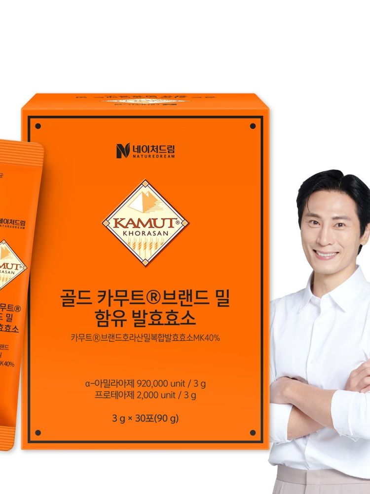 [네이처드림] 골드 카무트 브랜드밀 함유 발효효소 (3g x 30포)