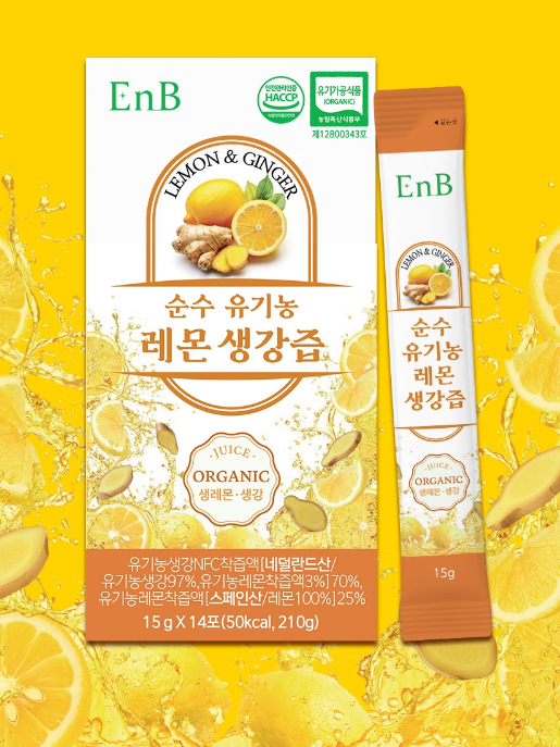 [EnB] 순수유기농 레몬생강즙(15gX14포)