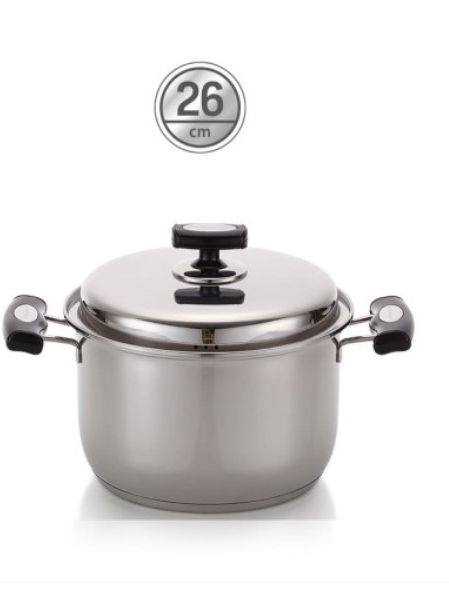 [리빙아트] 점보곰솥 26cm (스텐 304, 바닥3중)