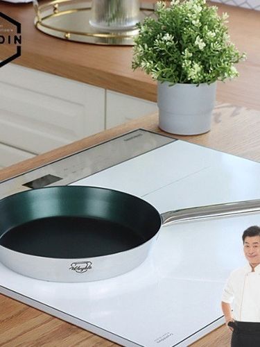 [클래딘] 이연복셰프 웨이블 스테인레스 후라이팬 24cm