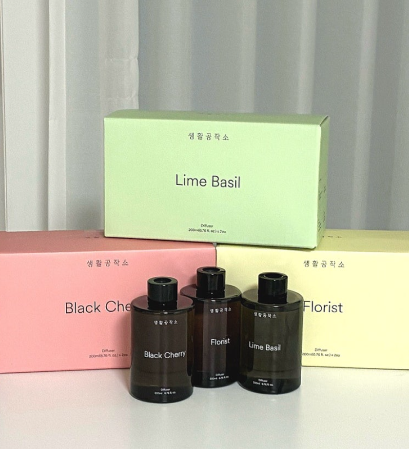 생활공작소 (특수 스틱) 발향력 좋은 디퓨저 200ml X 2개