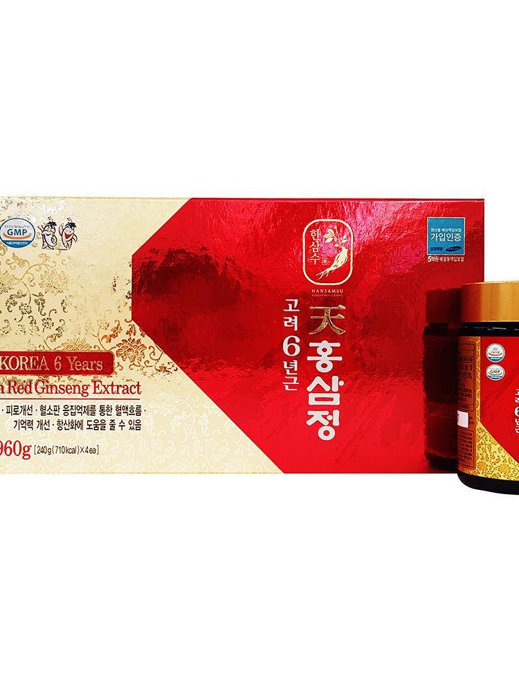 대한홍삼진흥공사 한삼수 천홍삼정 240g x 4병
