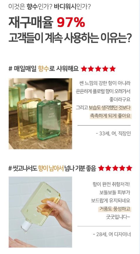 swg 향수 샤워젤 퍼퓸샤워젤 바디워시 바디클렌져 270ml