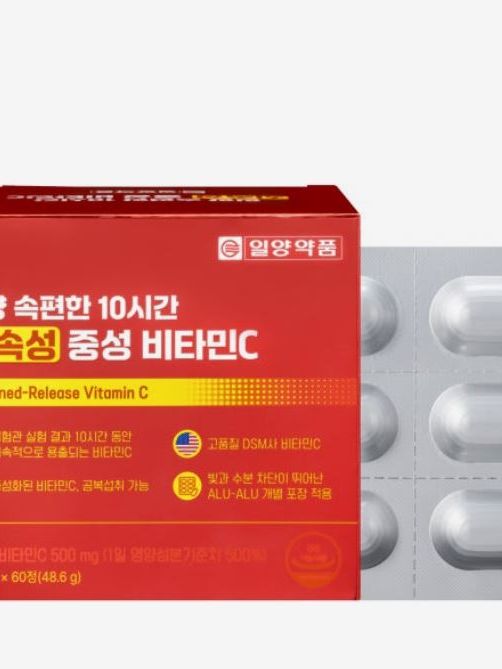 [일양약품] 속편한 10시간 지속성 중성 비타민C 810mg x 60정 1개