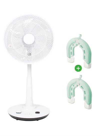 [루첸 ]Air beam 하이브리드 서큘레이터형 선풍기 (LF-14A1)+아이스톤 (MDI-3200) 2세트