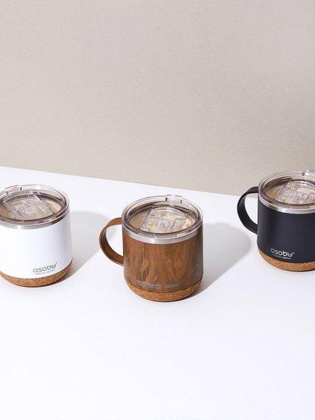 [아소부] 세라믹 스텐 진공 보온보냉 인피니트 머그 490ml
