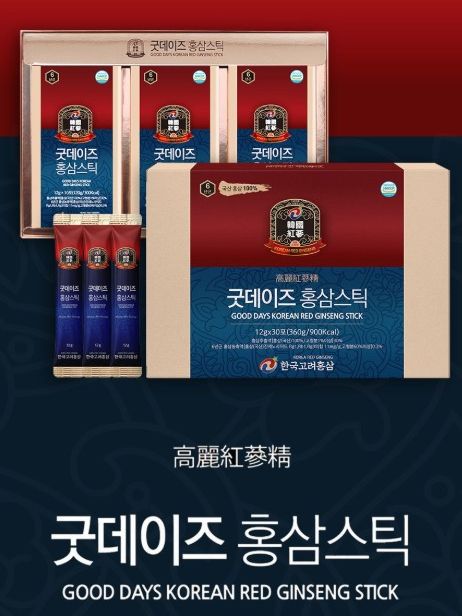 [한국고려홍삼] 굿데이즈 홍삼스틱 12gx30포