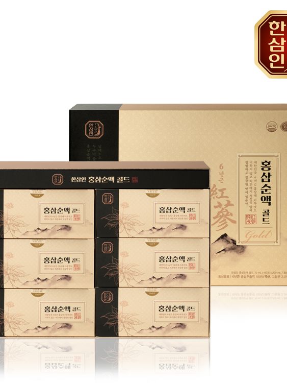 [농협홍삼 한삼인] 홍삼순액골드 70mL x 60포