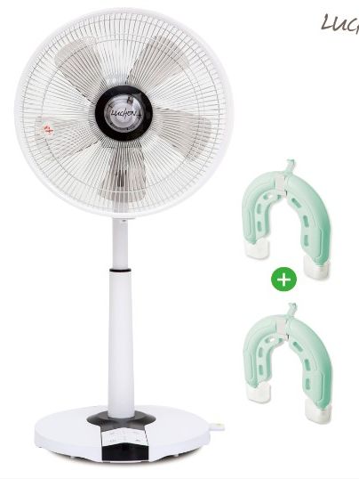 [루첸] Air beam 14인치 풋터치 리모컨 선풍기 (LF-R140F)+아이스톤 (MDI-3200) 2세트