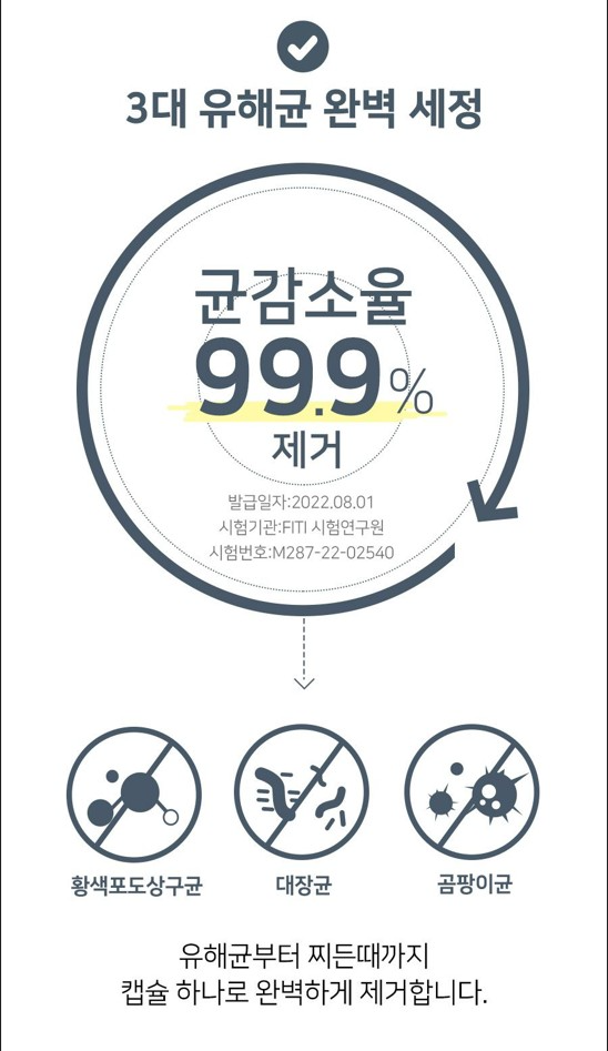 상품코드 : SD019 [수뜰리에] 파워 캡슐 세탁조클리너