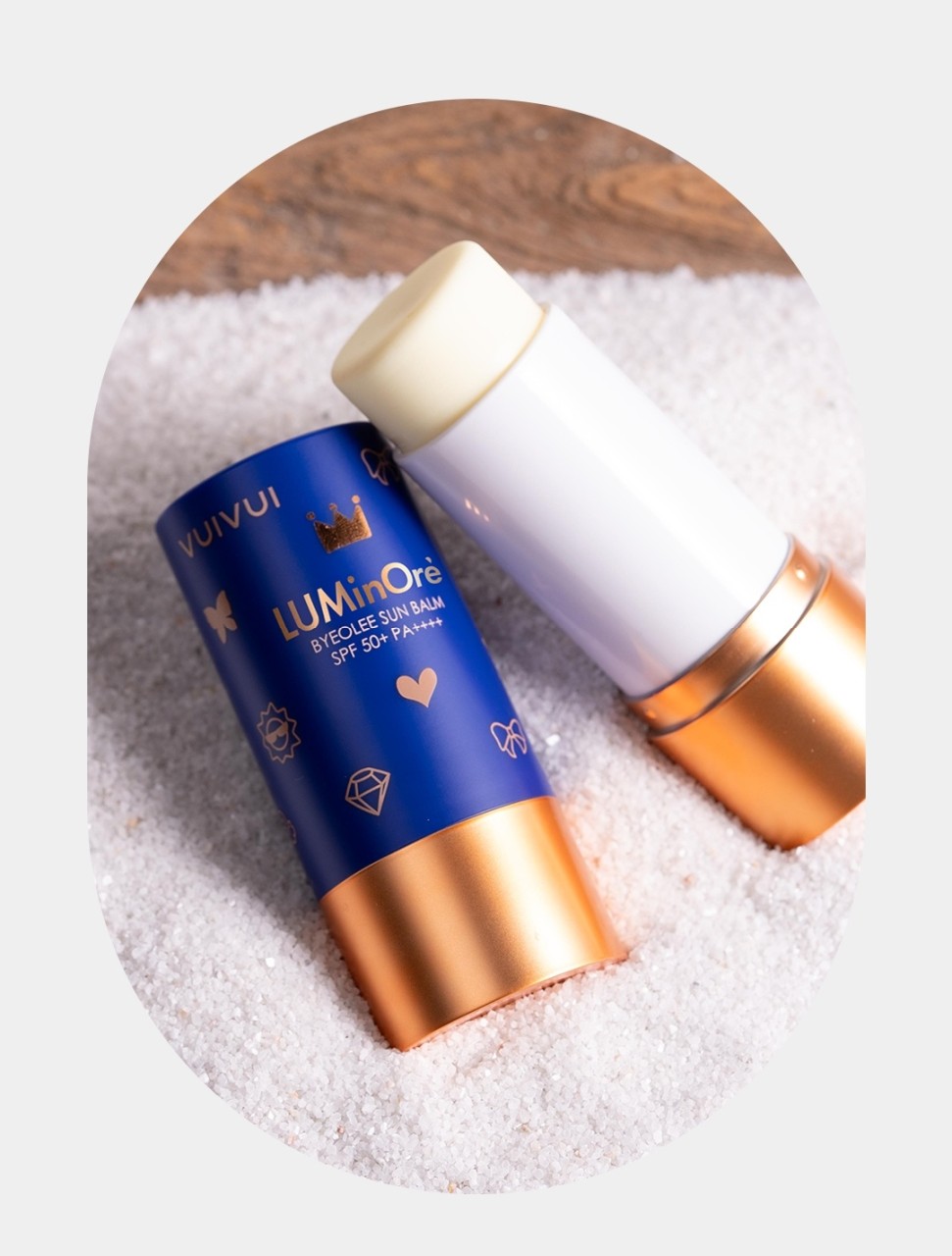상품코드 : VU006 보송보송 쿨링 선밤 선스틱 18g SPF50+ PA++++