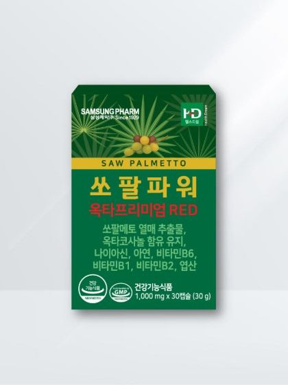 [삼성제약] 쏘팔파워 옥타프리미엄 UP 1,000mg * 30캡슐
