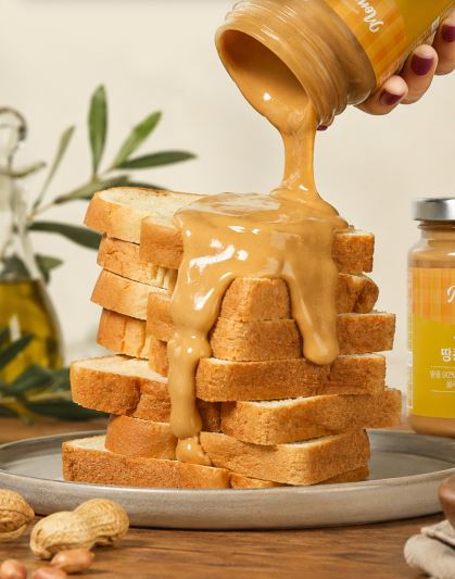 비타민마을 모노밀 알룰로스 올리브오일 땅콩버터 260g