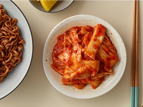 상품코드 : HAN002 왕애밥상 매운실비김치 500g