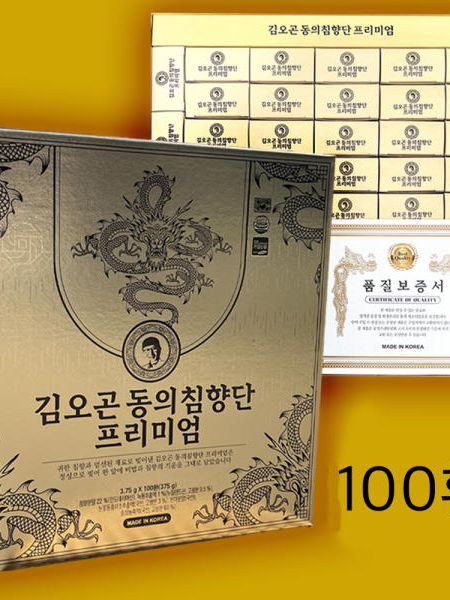 김오곤 동의침향단 프리미엄 100환 375g + 고급쇼핑백부모님선물