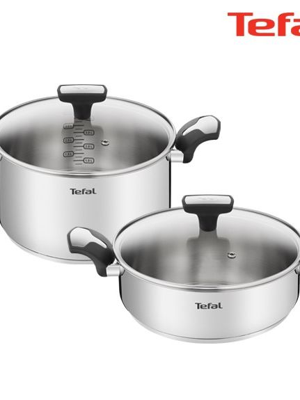[테팔] 팬&냄비 IH 뉴이모션 2종세트 (양수냄비 20cm + 24cm)