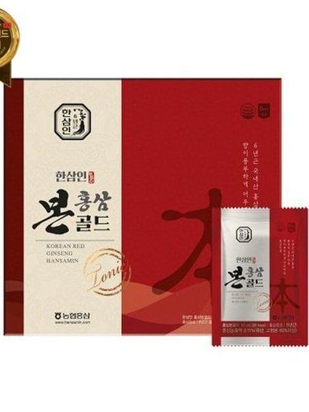 [농협홍삼 한삼인] 홍삼본골드 50ml × 30포 + 쇼핑백