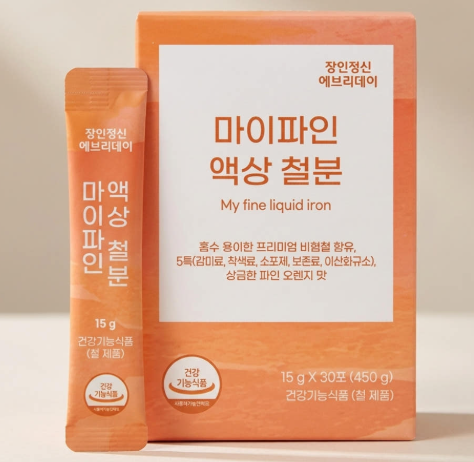상품코드 : K666 장인정신 에브리데이 마이파인 액상 철분 30포