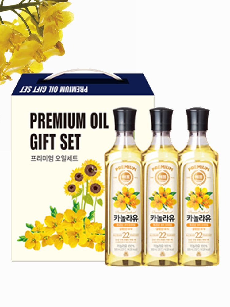 [해표] 카놀라유 500ml x 3p (PET)