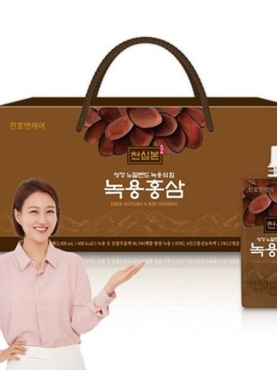 [천호엔케어] 천심본 녹용의힘 녹용홍삼 80ml*30팩