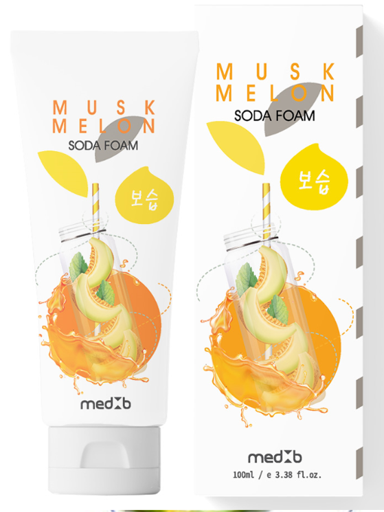 메드비 뽀득쫀쫀 클렌징 소다폼 머스크멜론 100ml