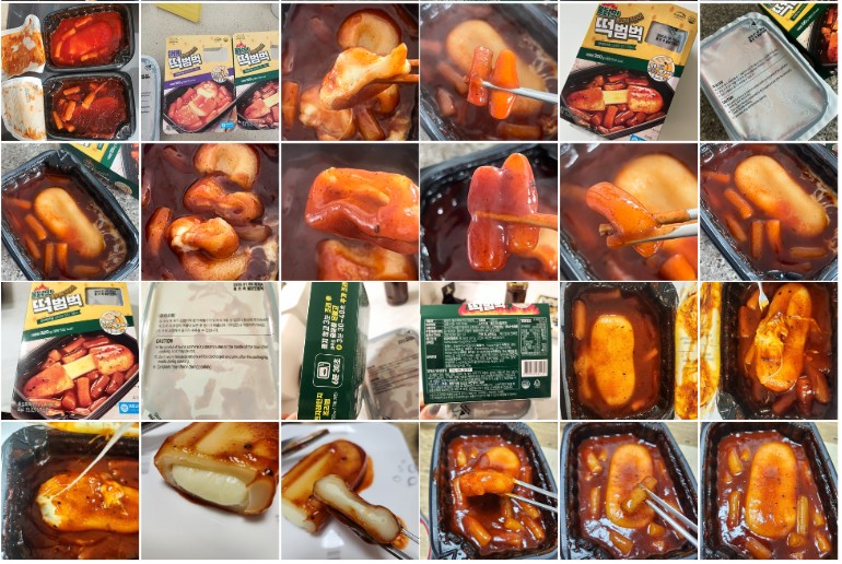 상품코드 : RDF003 서울마님 떡범벅 320g (매콤 / 불닭맛 - 콘치즈, 통모짜)