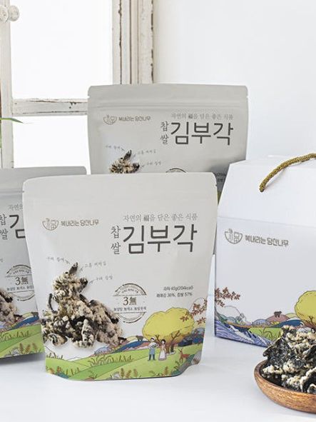 당산나무 김부각 1호 세트 (김부각 40g 3봉)