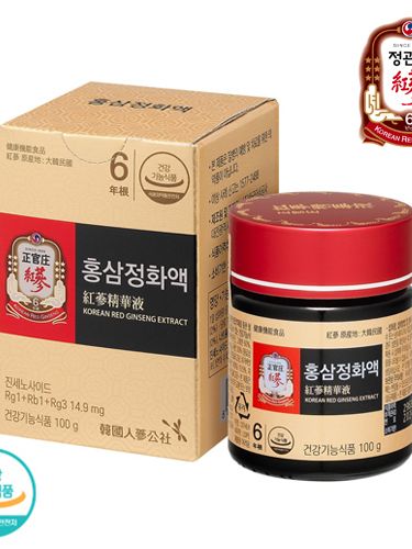 [한국인삼공사] 정관장 홍삼정화액 100g x 1병 +쇼핑백