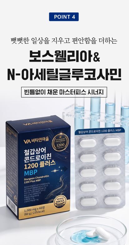 철갑상어 콘드로이친 1200 플러스 MBP 1,000mgX60정