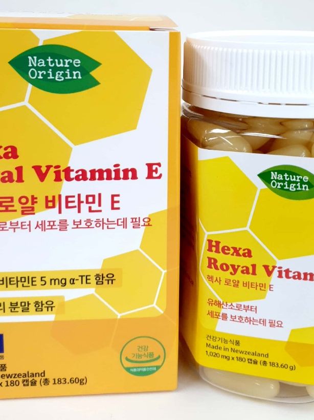 헥사로얄 비타민E (1,020mg x 180캡슐)