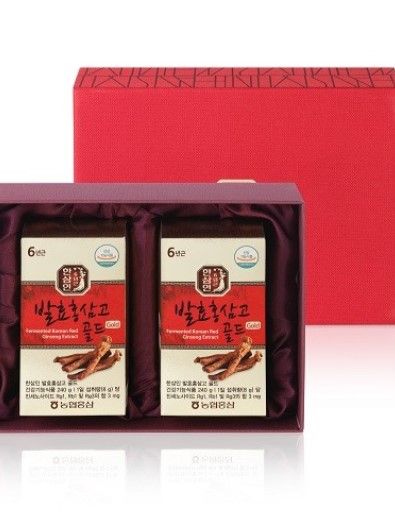 [농협 한삼인] 발효홍삼고골드 240g x 2병 + 쇼핑백