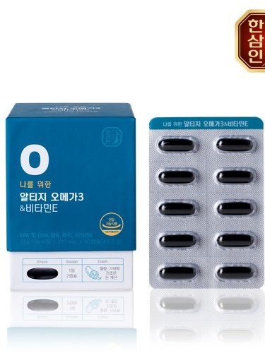 [한삼인] 나를위한 rTG오메가3&비타민E 720mg*60caps