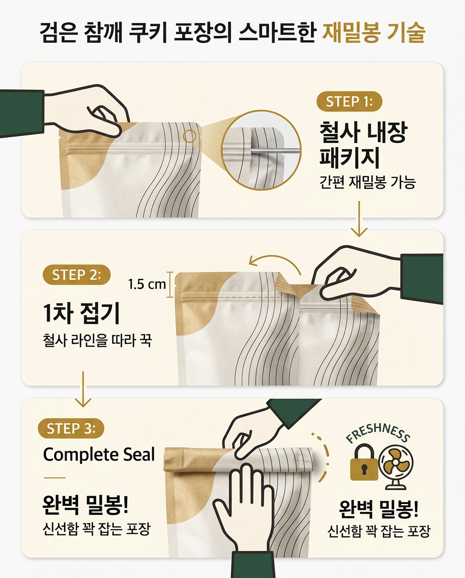 상품코드 : GLB047 검은 참깨 쿠키 180g